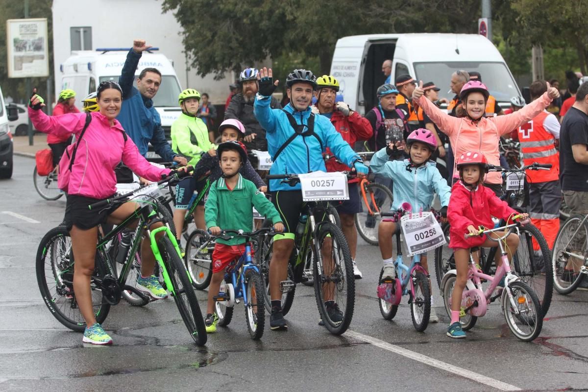 La Fiesta de la Bicicleta desafía a la lluvia