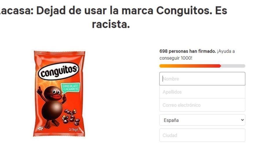 Piden la retirada de los &#039;Conguitos&#039; por ser racista