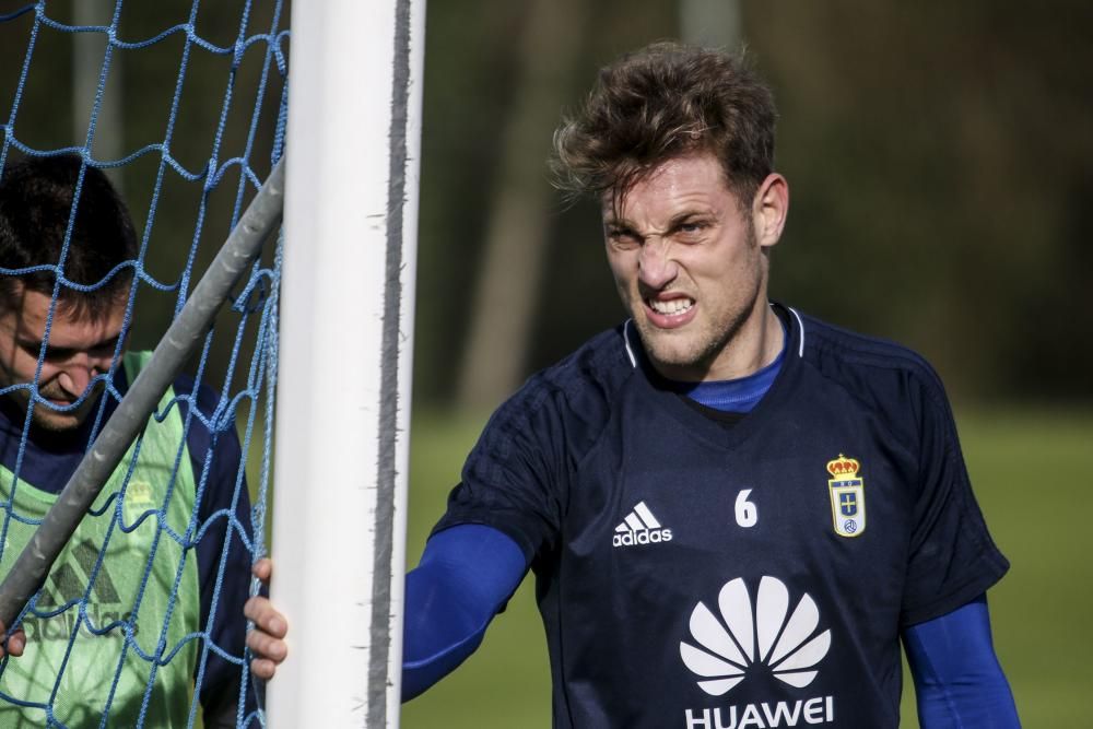 Primer entrenamiento del Real Oviedo del 2018