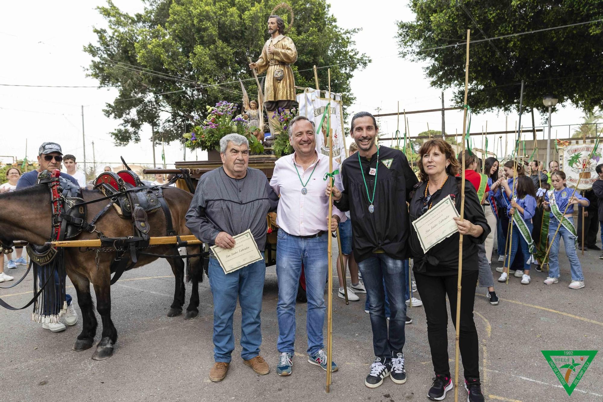 Fervor en el Camp d'Elx con Isidro