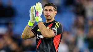 El Dibu Martínez rompió a llorar después de ganar al Tottenham