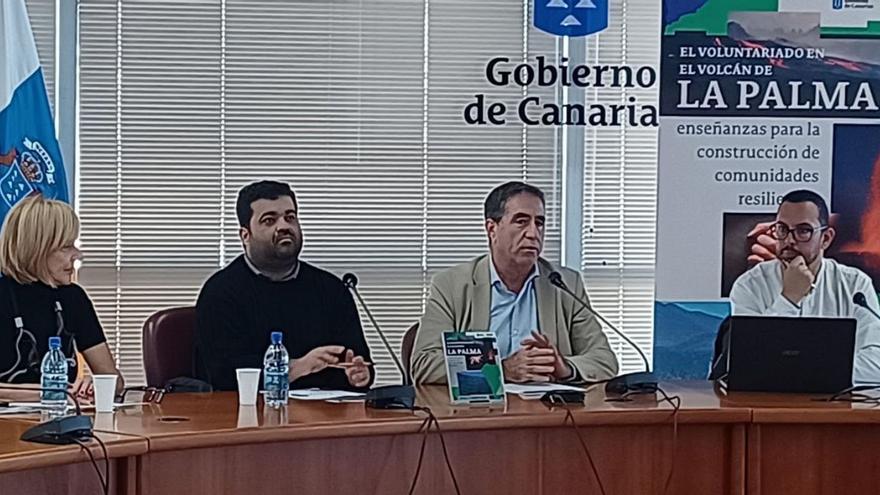 Presentación del documental ‘El voluntariado en el volcán de La Palma’.