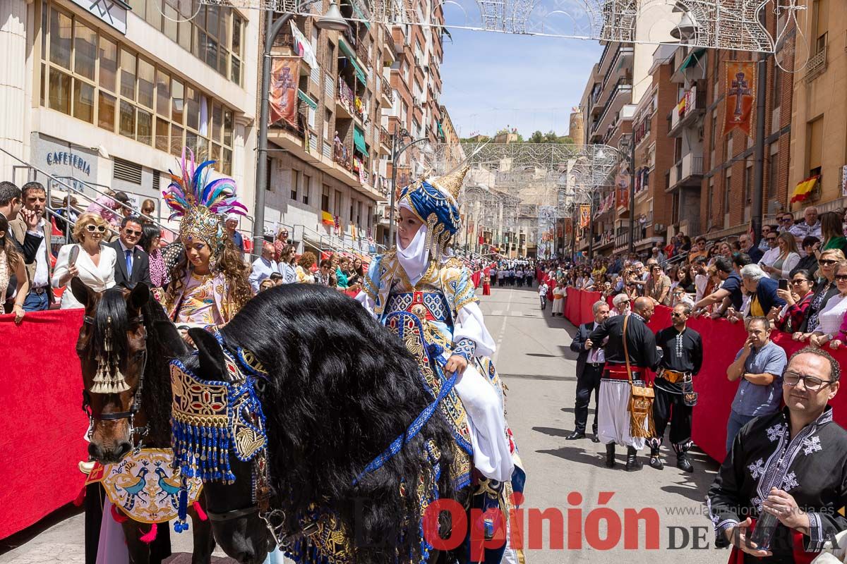 Desfile infantil del Bando Moro en las Fiestas de Caravaca