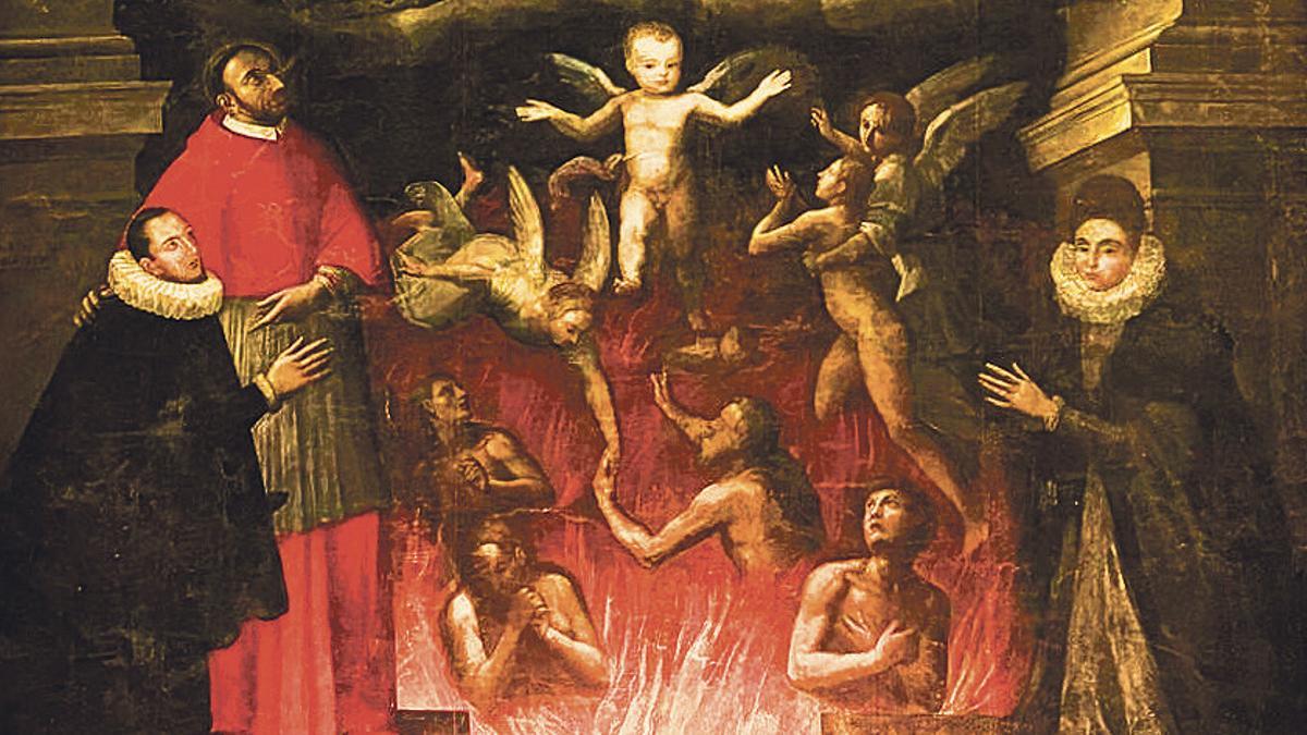 'Il Perdono di Gesualdo', de Giovanni Balducci (1609), en la Iglesia de Santa Maria delle Grazie, Gesualdo.