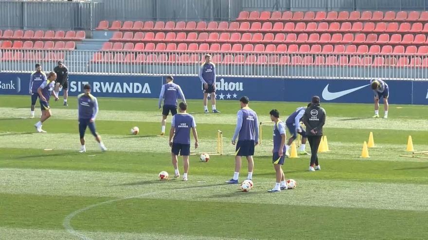 El Atlético de Madrid prepara la vuelta de semifinales de Copa ante el Barcelona
