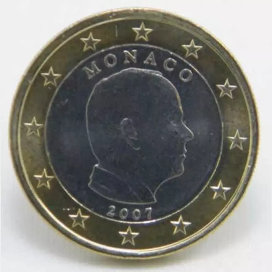 Moneda con error de impresión.