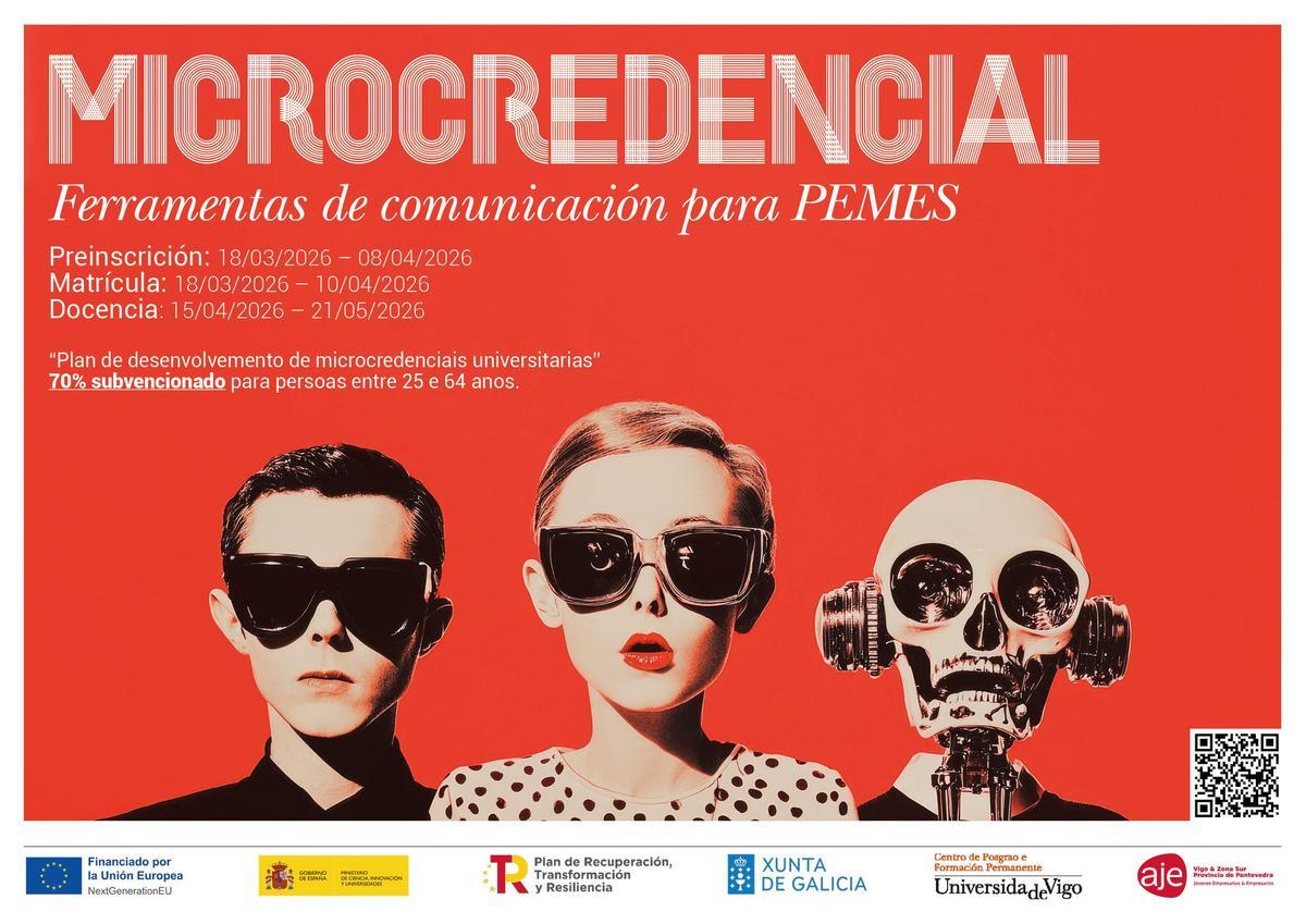 Cartel de la microcrdencial.