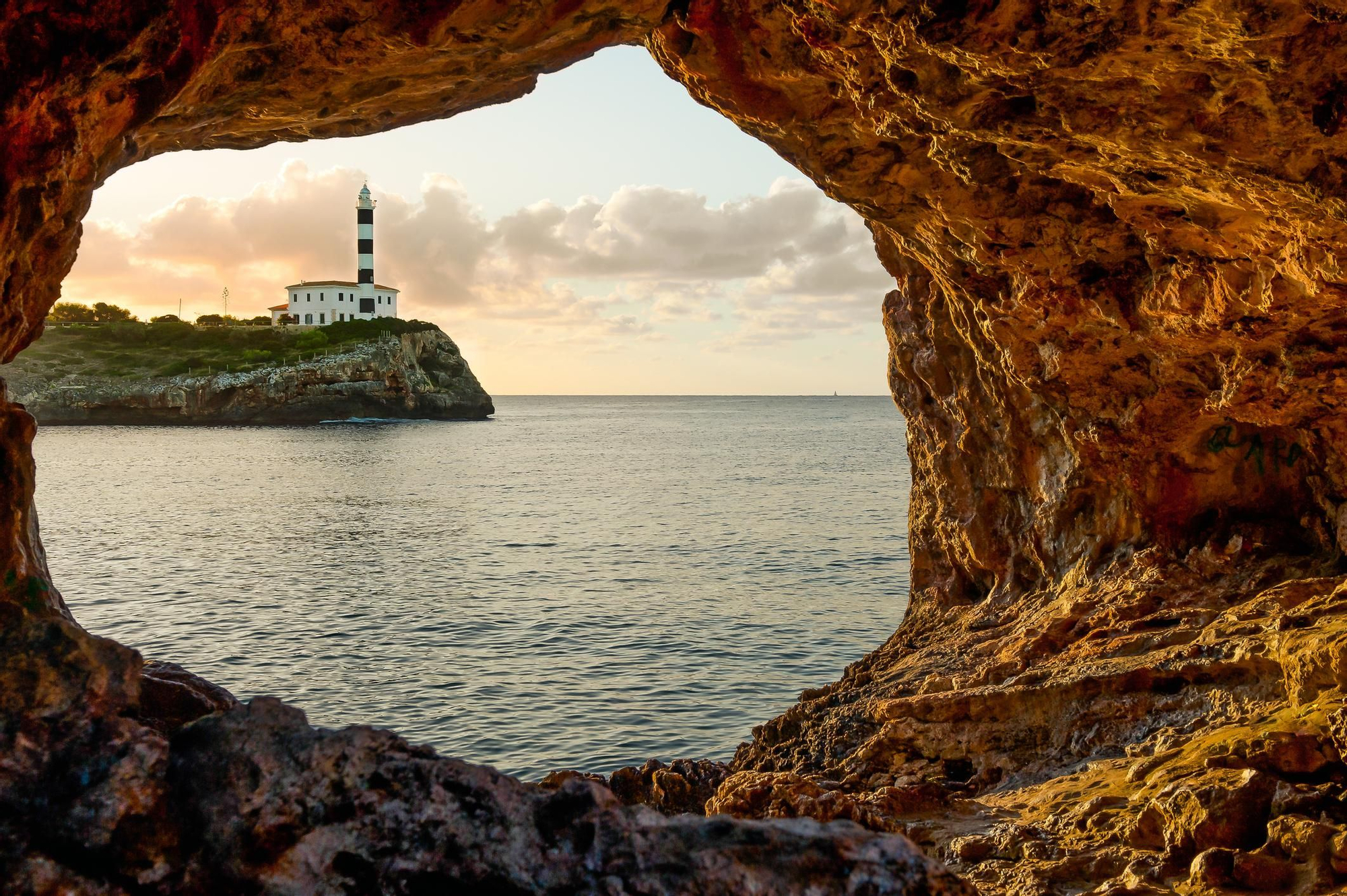 Faro de Portocolom en Mallorca