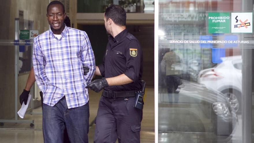 &quot;Makelele&quot;, tras su detención en Gijón.