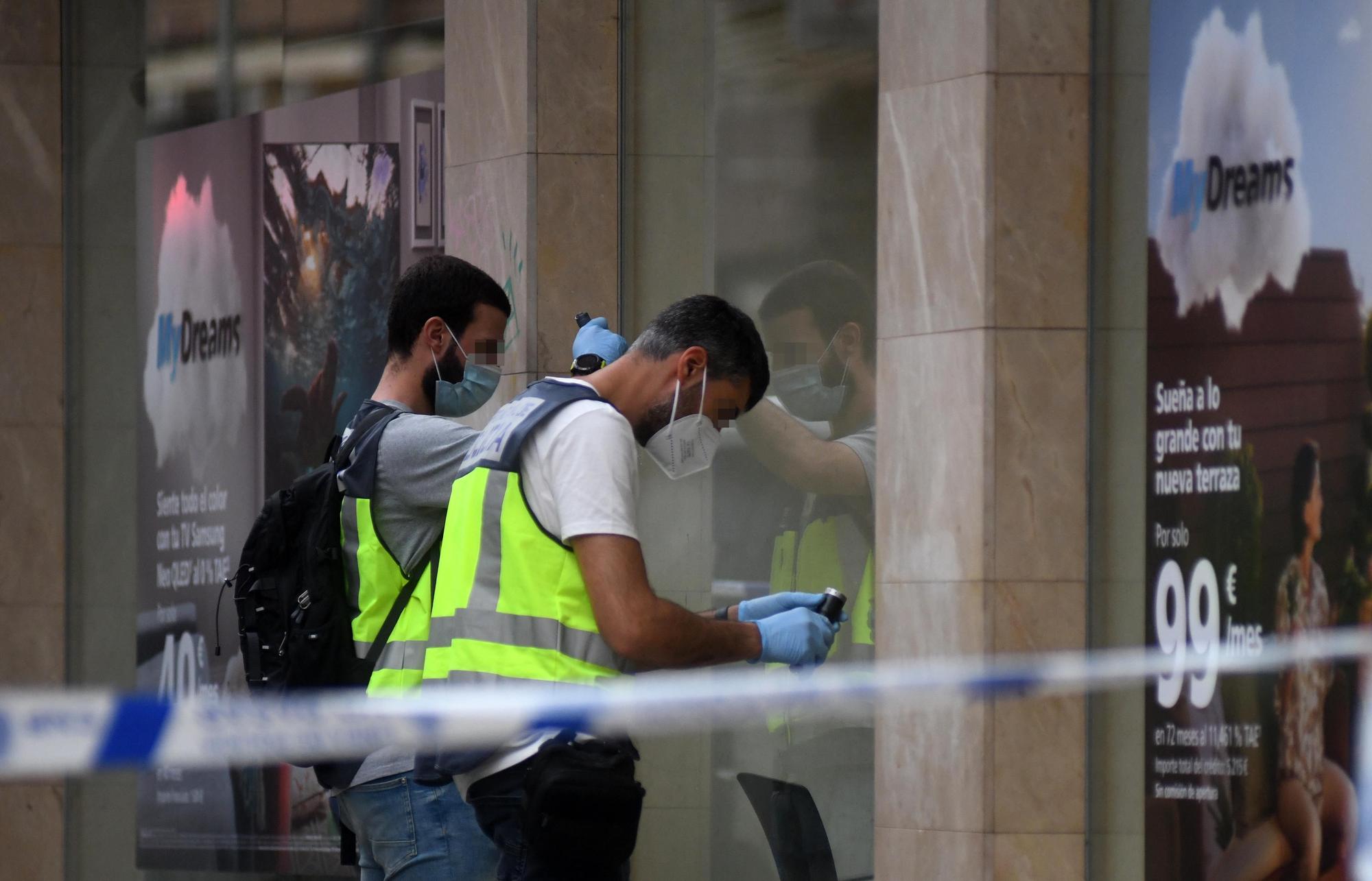 Atraco en una sucursal bancaria en Murcia