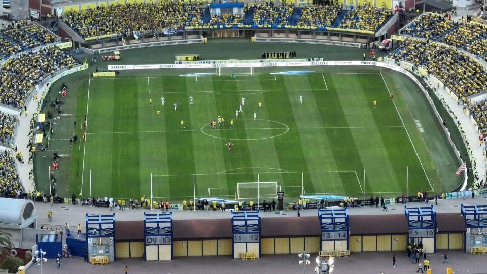 El UD Las Palmas - Alavés, a vista de pájaro