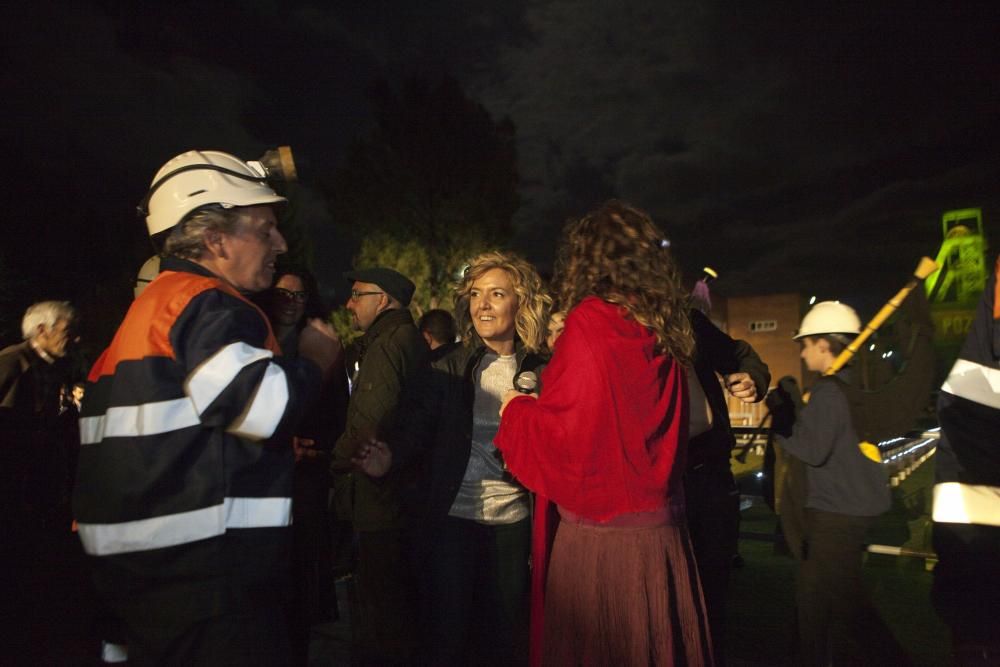 Tributo en el Sotón a los mineros fallecidos