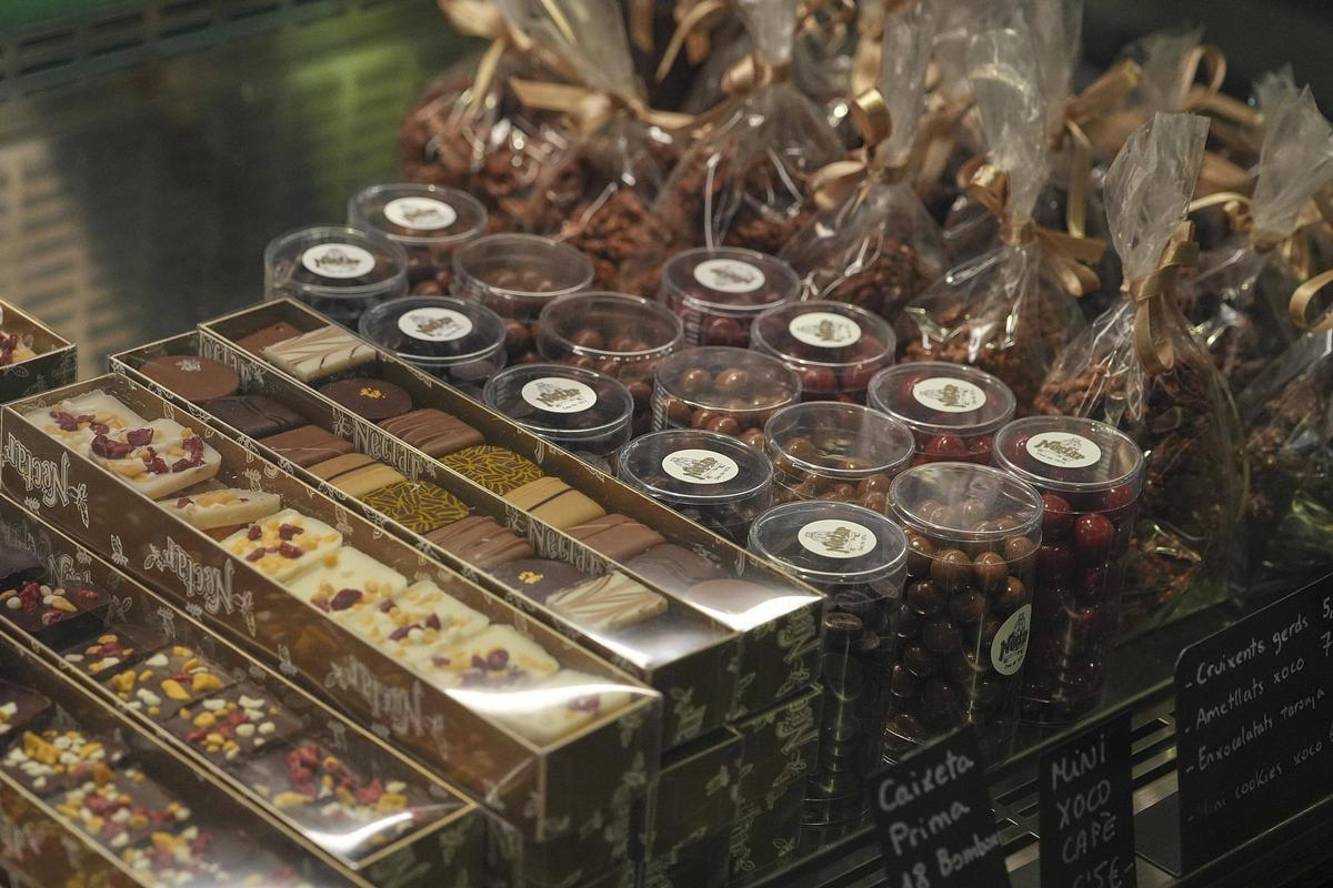 El treball amb xocolata també és una de les especialitats de Nèctar.