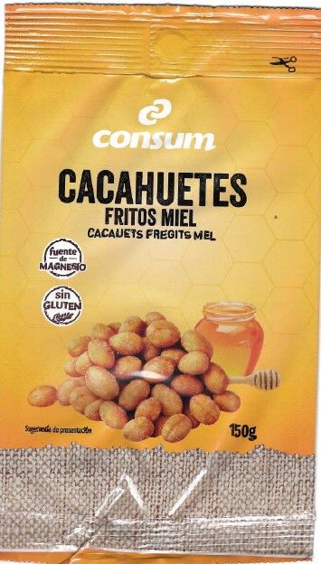 MARCA CONSUM - CACAHUETES FRITOS CON MIEL