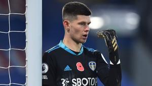 Illan Meslier, guardameta del Leeds United durante la temporada 2020/21