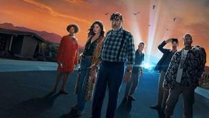 Imagen promocional de The Boroughs, la serie nueva serie producida por los hermanos Duffer.