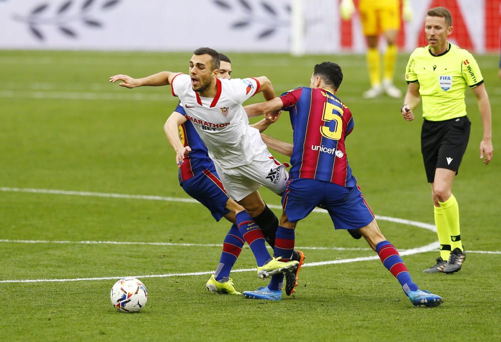 Sevilla - Barça, en imatges