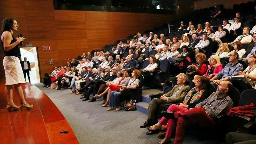 Una de las conferencias de la jornada inaugural. // Marta G. Brea