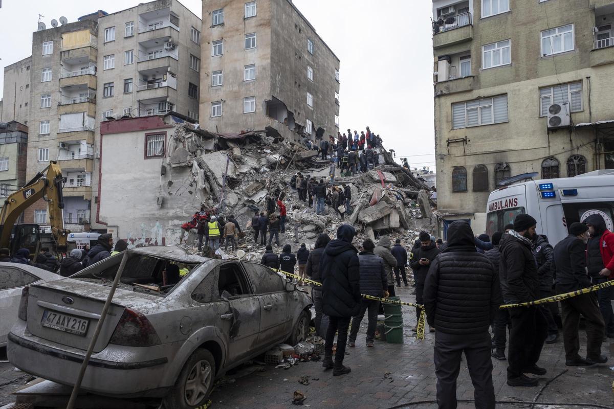 Efectos devastadores del terremoto registrado en Turquía.