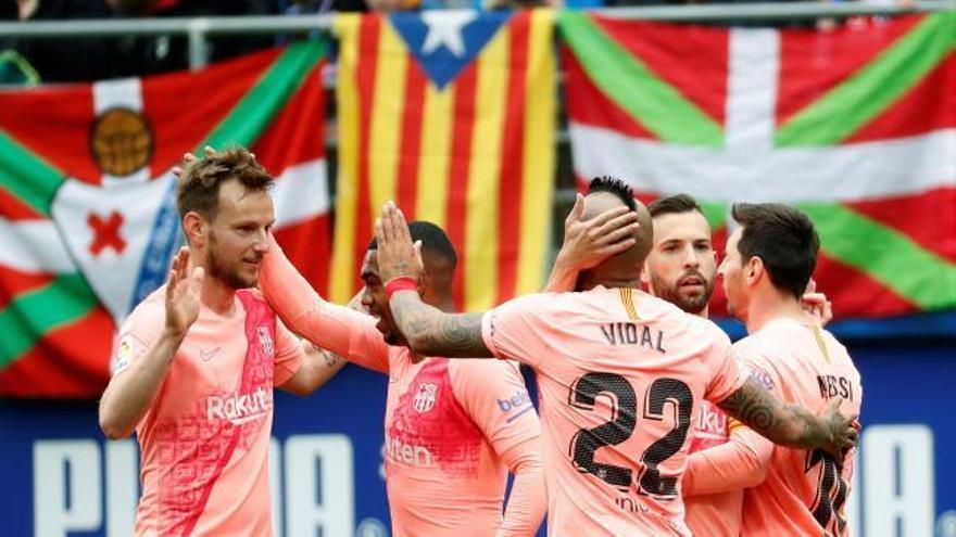 LaLiga Santander: Els gols de l&#039;Eibar - FC Barcelona (2-2)