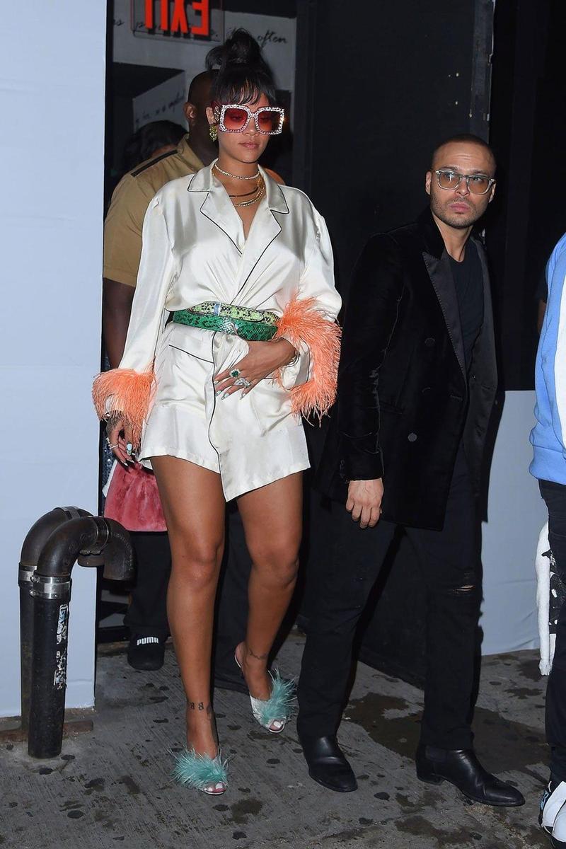 Rihanna en la fiesta tras la Gala Met