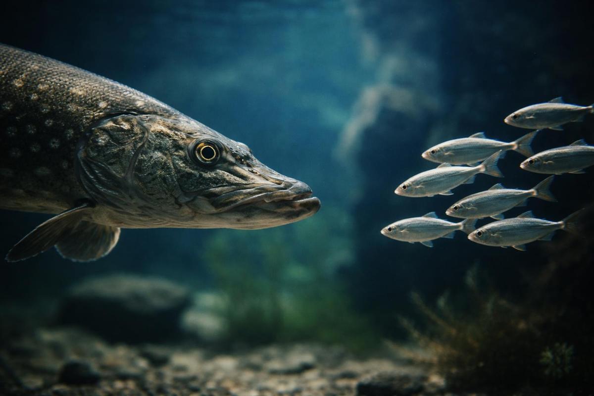 Un experimento real con peces dio nombre al "Efecto Lucio".