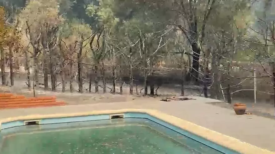La vivienda de una asturiana en Ávila, afectada por los incendios: "La edificación quedó intacta de milagro"
