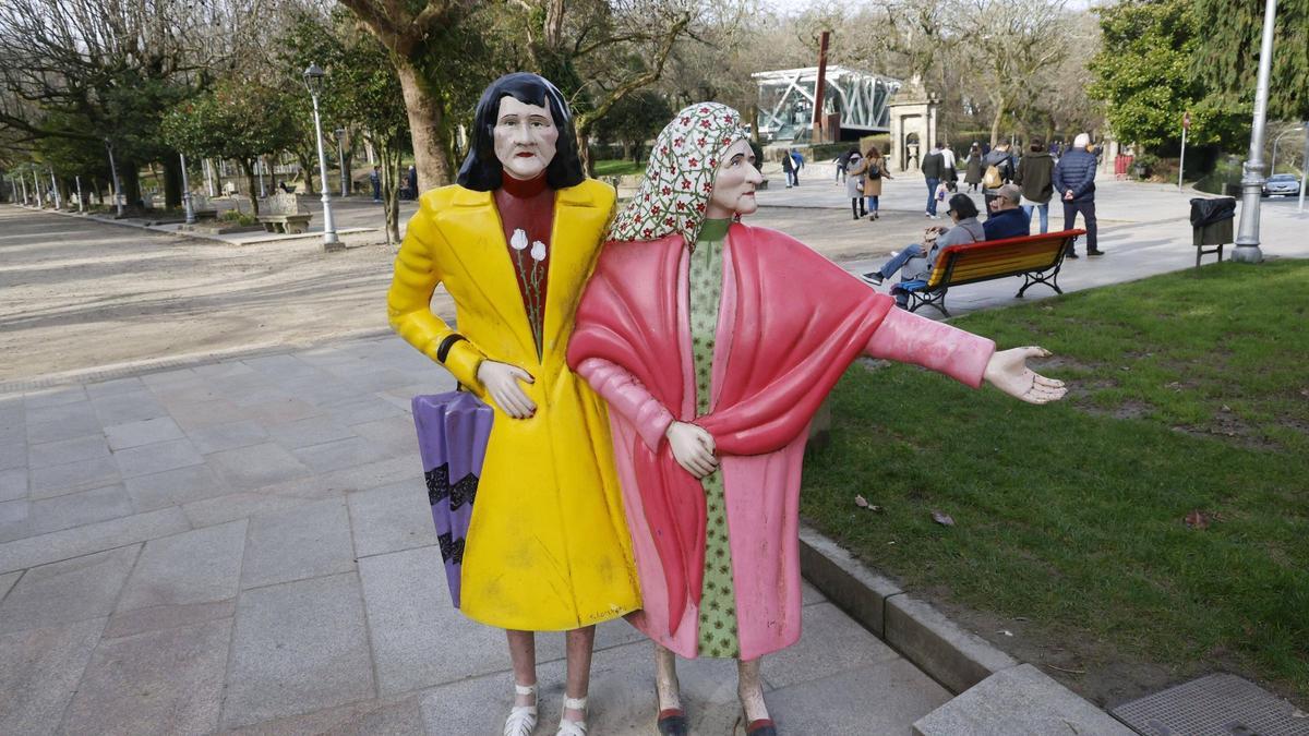 El suceso ocurrió cerca de la estatuas de las Dos Marías