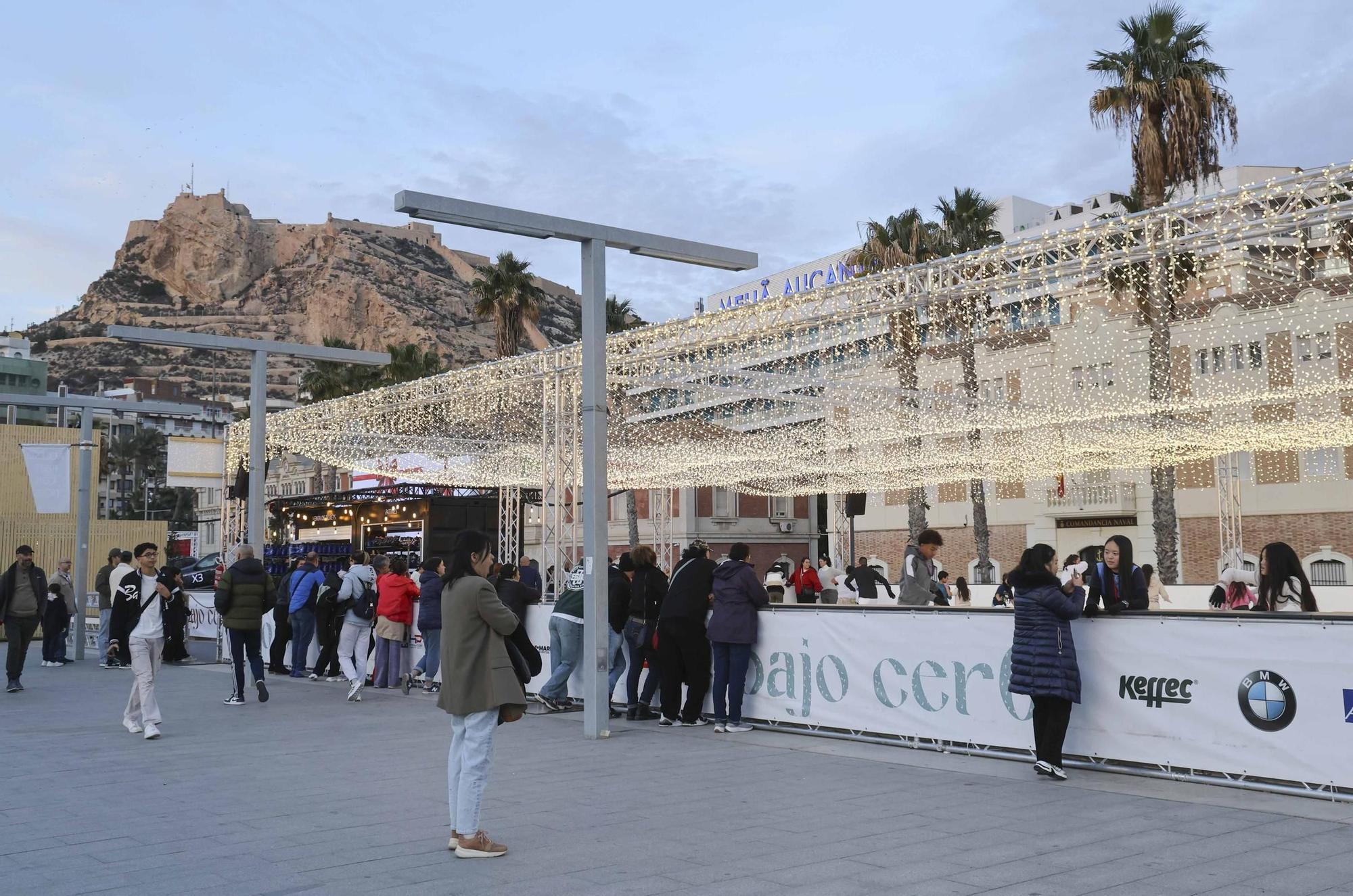 Alicante instala estas Navidades la primera pista de patinaje sostenible del mundo