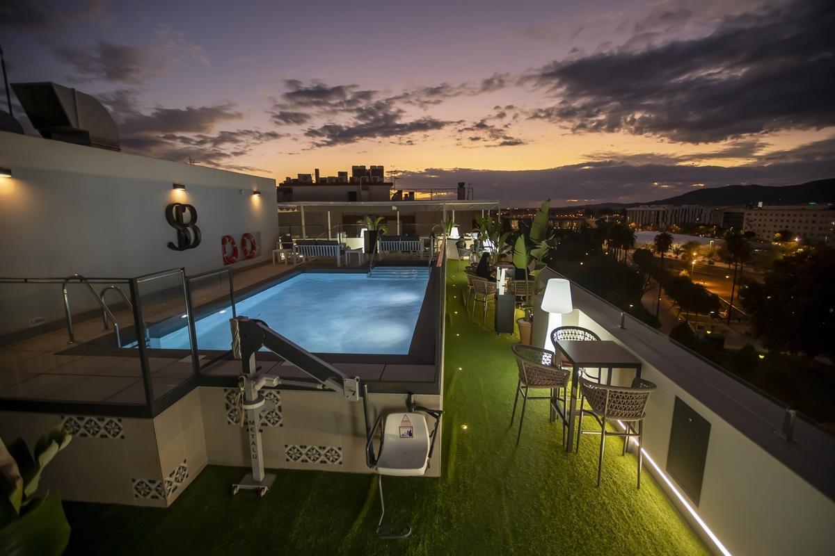 Terraza del Hotel Soho Boutique.