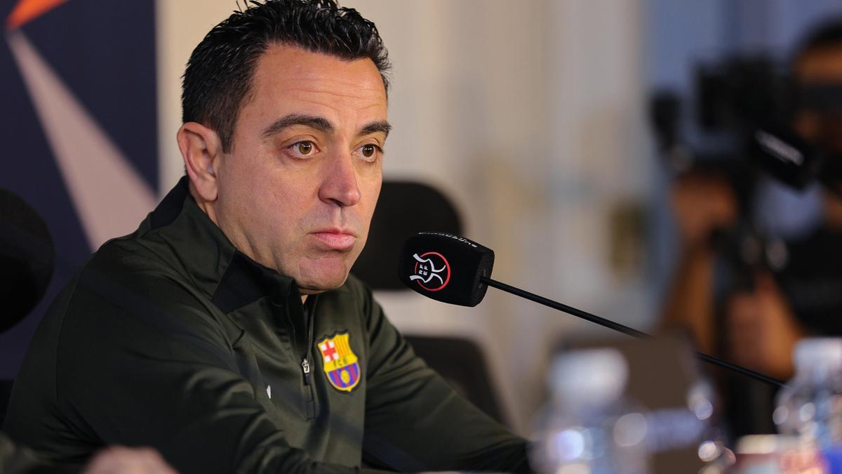 El entrenador del FC Barcelona, Xavi Hernández