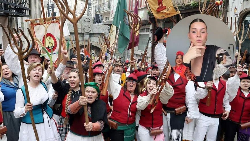 La presentadora de Luar, Aitana del Mar, reflexiona sobre el atuendo de la mayor fiesta de la ciudad: «As galegas baixamos a días tan especiais como a Reconquista de Vigo, en vaqueros»