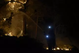Situación de los incendios en Galicia el viernes 15 de agosto