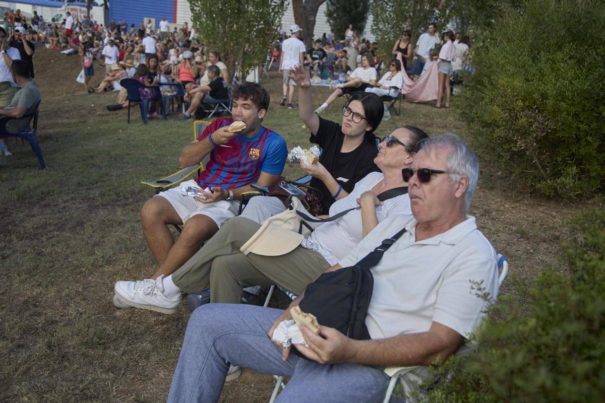L'eclipsi a Llagostera