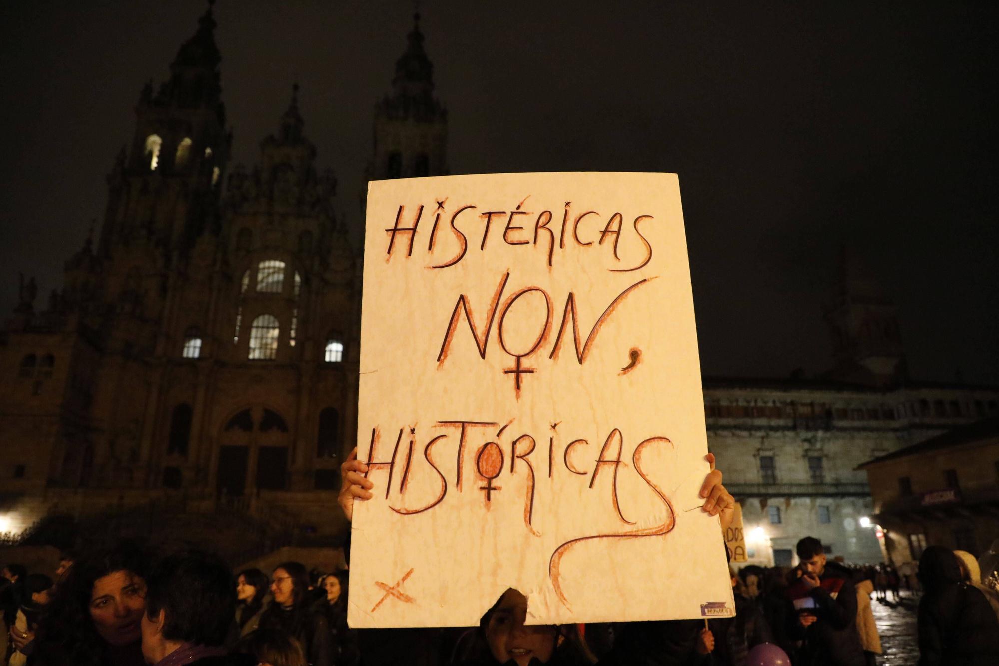 Manifestaciones 8M en Santiago de Compostela