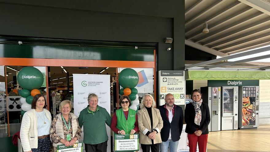Jornada solidaria a beneficio de AECC La Nucía en Dialprix