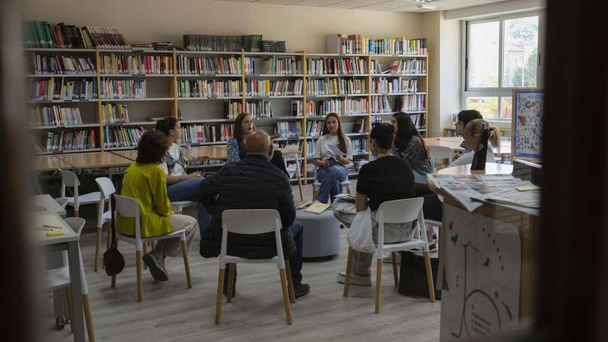 Uno de los grupos de  «lectura».