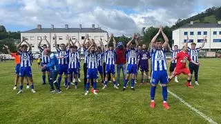 Así celebró el Treviense su ascenso a Segunda Asturfútbol