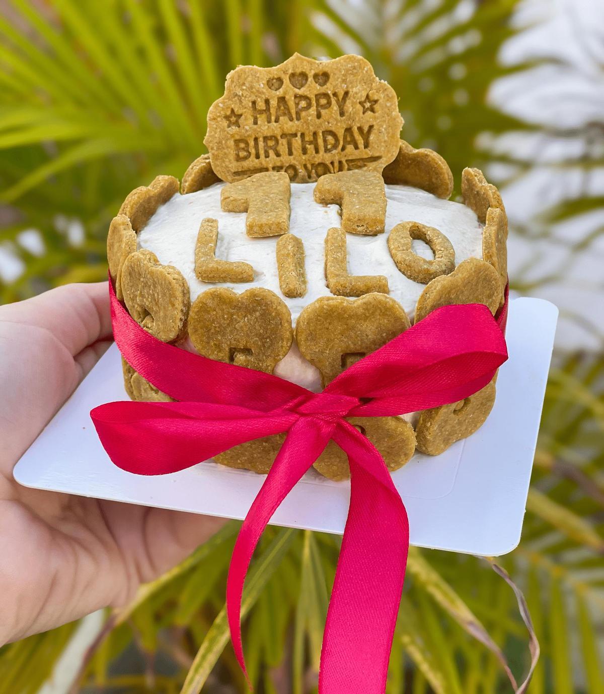 Tarta de cumpleaños de Lilo.
