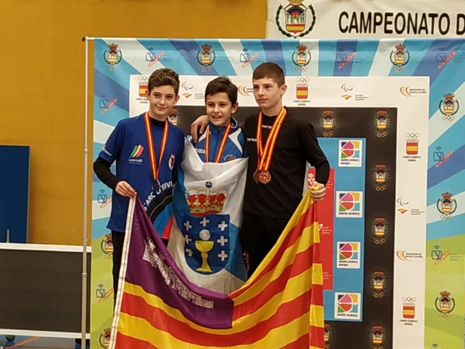 Nacional de tiro con arco en sala de cadete y menores de 14 años