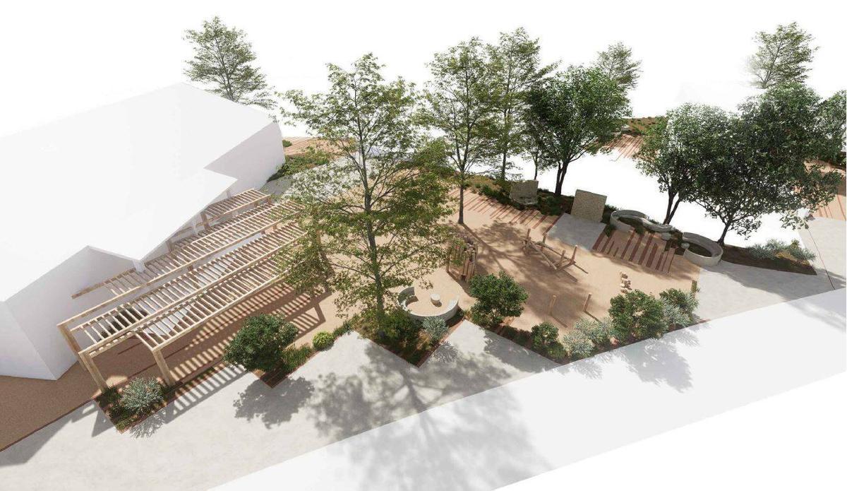 Imatge simulada de la futura plaça d'Aguilar