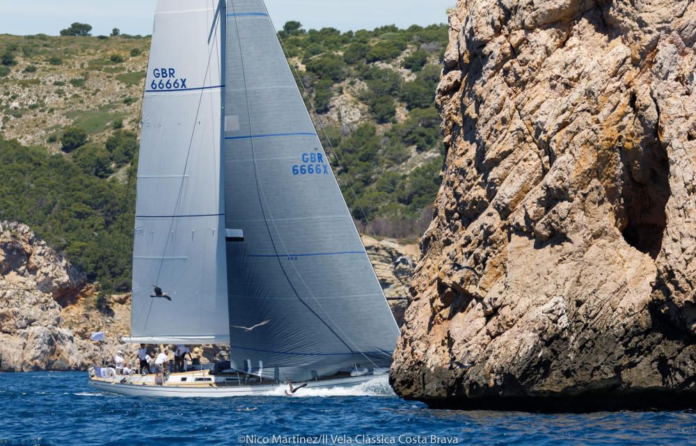 Segona prova de la regata Vela Clàssica Costa Brava