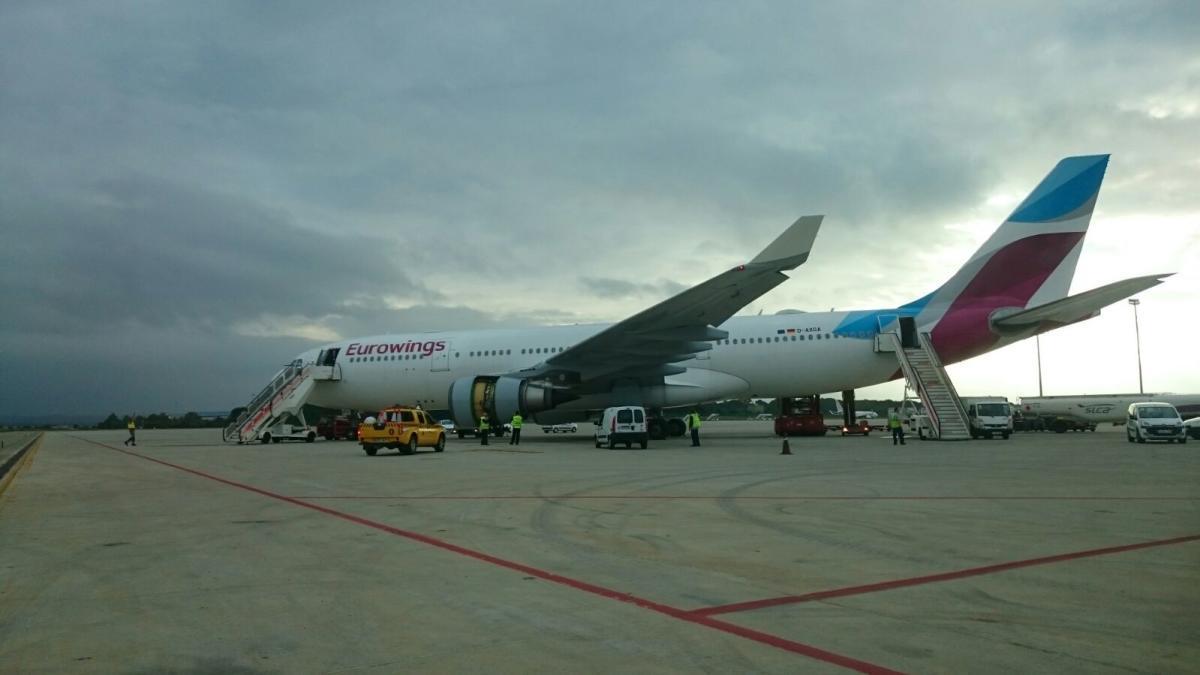 Las aerolíneas Eurowings y Condor siguen volando a Düsseldorf y Frankfurt
