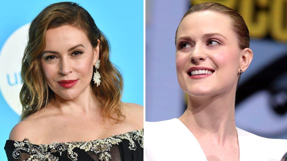 Alyssa Milano y Evan Rachel Wood, dos referentes del #Metoo de Hollywood.