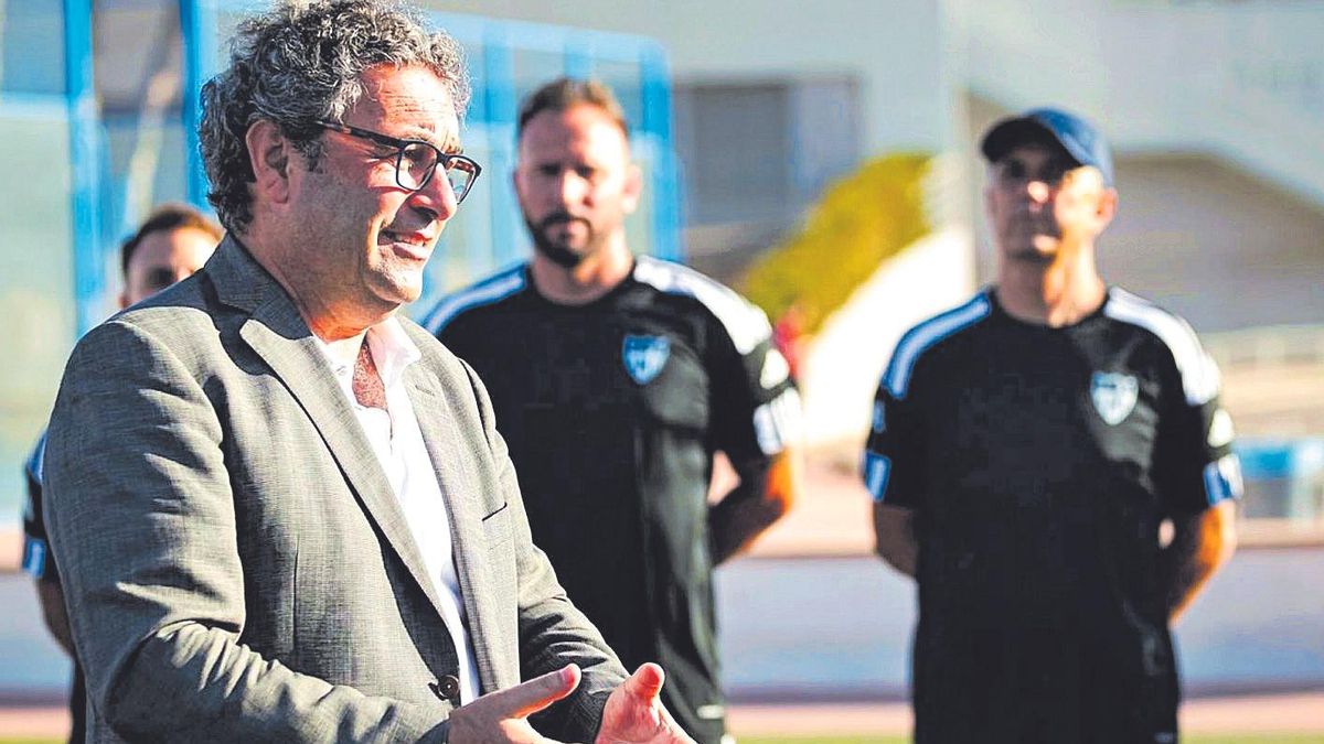 Julián Luna, presidente de La Unión Atlético, ha encabezado todo el proceso de traslado.