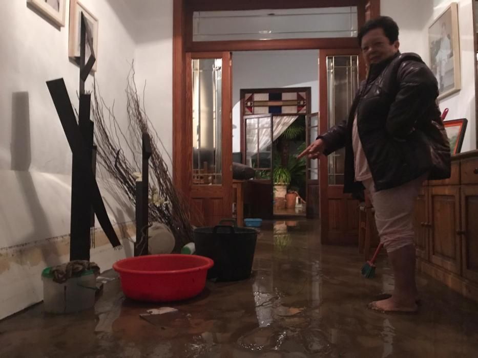 El centro de Sant Llorenç tras las inundaciones