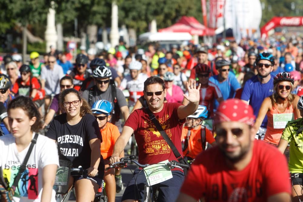 concentración ciclista en València