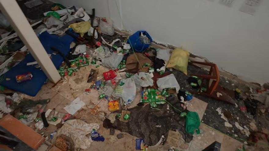 Tenerife Hotel Reclaimed from Squatters, Left Ruined