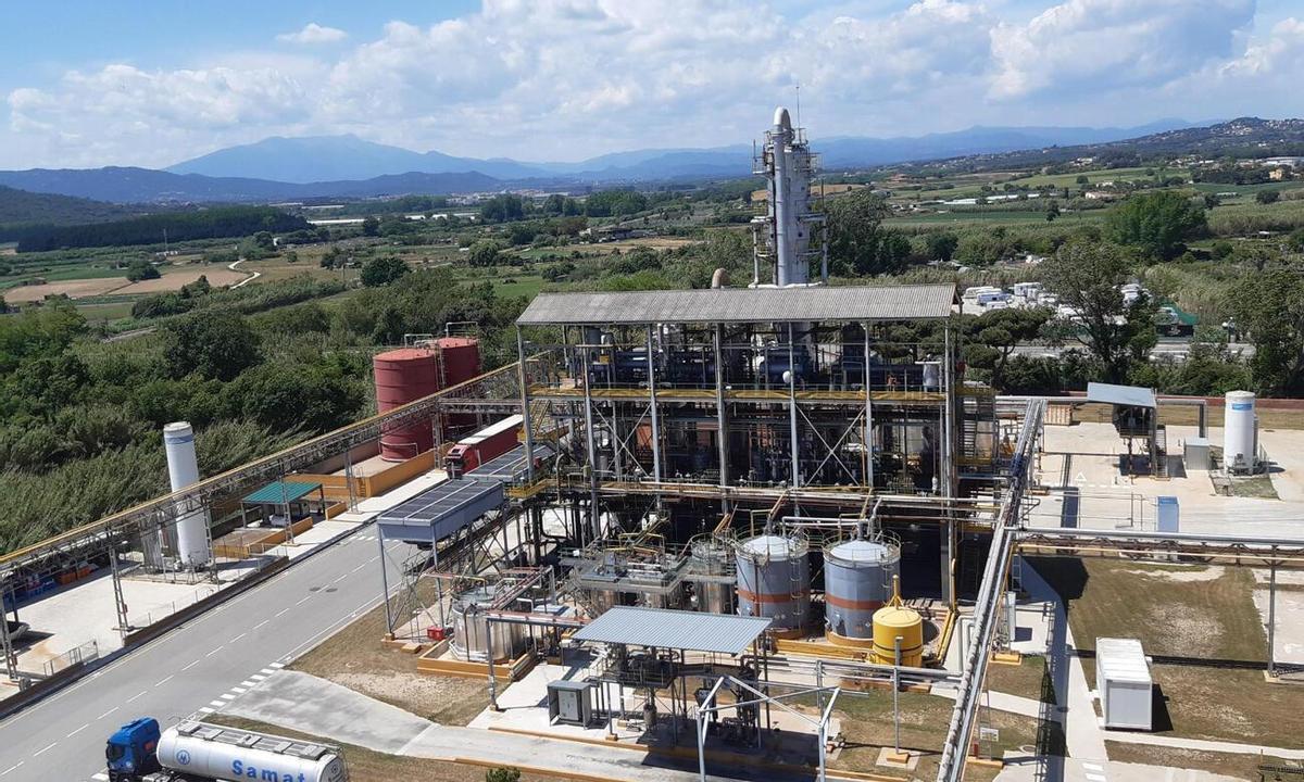 La planta de Domo Polymer Solutions Spain a Blanes.