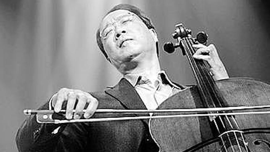 Yo-Yo Ma, durante un concierto.